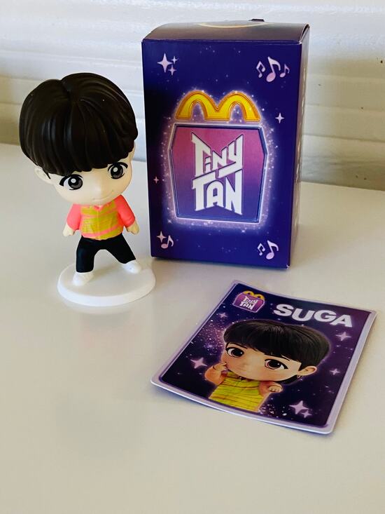 McDonald's Other - New McDonald's SUGA Tiny Tam BTS Inspired Figurine Scan to Jam Action Figure